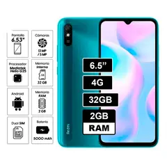 XIAOMI - REDMI 9A 2GB RAM 32GB VERDE