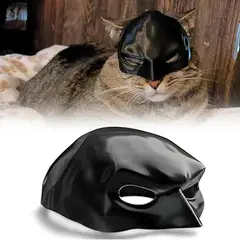 GENERICO - MÁSCARA de Halloween para GATO de BATMAN M