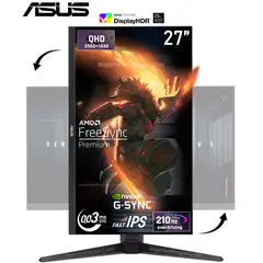 ASUS - MONITOR Tuf Gaming VG27AQL5A 27 Fast IPS QHD 210Hz OC 03ms