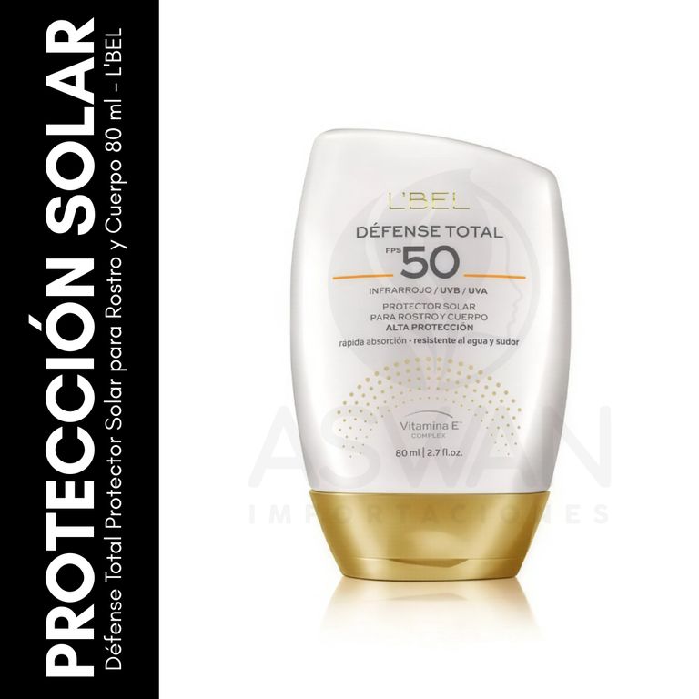 Défense Total Protector Solar para Rostro y Cuerpo 80ml LBEL