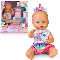 NENUCO - Juguete Muñeca Cumpleaños de Unicornio