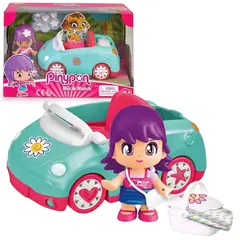 PINYPON - Juguete Muñeca Con Carro Niña