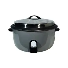 NATIONALIZER - Olla Arrocera Electrica Grande 10 Litros (60 Tazas) Gris