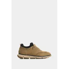 VELEZ - Vélez Zapatos Cordón Apolo Cuero Hombre Deportivos Kaky