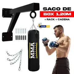 HOLGU - Saco Box 120CM + Rack Soporte + Cadena