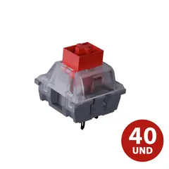VSG - Switch PARA TECLADO Kailh Box Red para teclado mecánico 3 pines