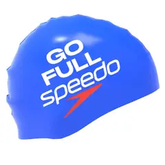 SPEEDO - Gorro para Natacion Slogan Print Blue