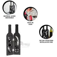 GENERICO - SET SACACORCHO TIPO BOTELLA