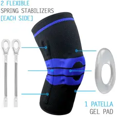 HOLGU - Rodilleras Deportivas Elásticas De Silicona Protección