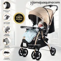 BABY - Coche Cuna de Lujo «OPPTIMO» Edición Limitada Beige
