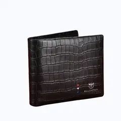 BULLCAPTAIN - - Billetera de Cuero QB-006-BK - Negro