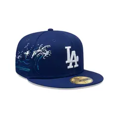 NEW ERA - Gorra 59Fifty MLB Los Angeles Dodgers Tonal Wave Dk Blue