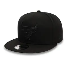 NEW ERA - Gorra 9Fifty Chicago Bulls Monochrome Black