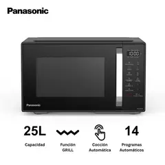 PANASONIC - Microondas 25L NN-GT34 - Silver