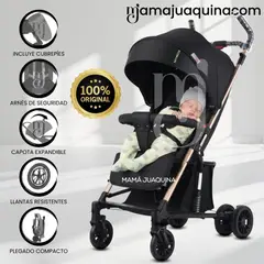 BABY GO - Coche Bastón de Lujo «NITRO PRO» Black