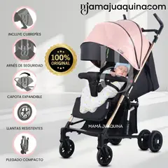 BABY GO - Coche Bastón de Lujo «NITRO PRO» Pink