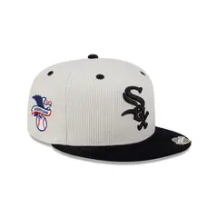 NEW ERA - Gorra 59Fifty MLB Chicago White Sox Throwback Beige