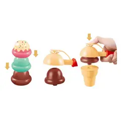 GENERICO - Play Set de Helados Creativos ¡Crea Apila y Sirve