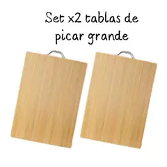 GENERICO - Tablas de Cocina de Picar X2 und Cocina Bambú