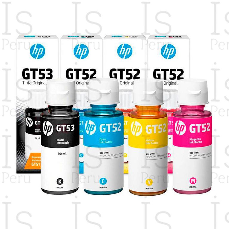 PACK DE TINTAS HP GT52 - GT53