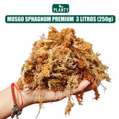 GENERICO - Sustrato Premium - Musgo Sphagnum 3 Litros 250g