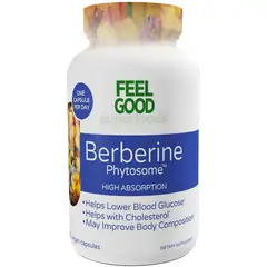 GENERICO - Feel Good Superfoods Berberine Phytosome –550 mg – 120 cápsulas