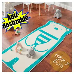 KALE - Alfombra Tapete Antideslizante para niños 118x50cm