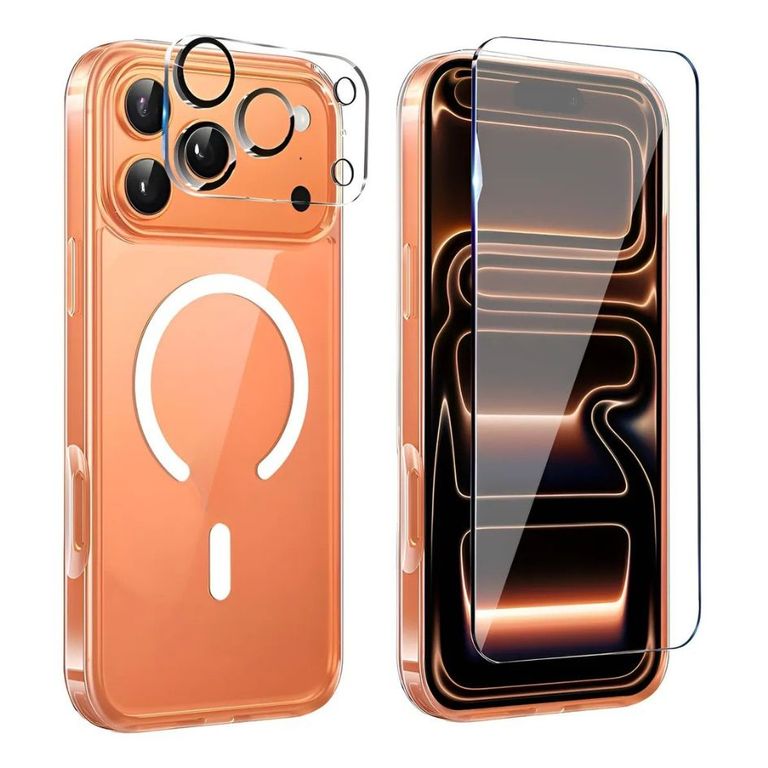 Funda Case Para iPhone 17 Pro + Mica Vidrio Y Camara