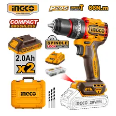 INGCO TOOLS - CIDLI20668 TALADRO CON PERCUTOR 66NM