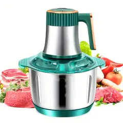 GENERICO - Procesador de Alimentos Multifuncional Chef Turbo de Acero Inoxidable