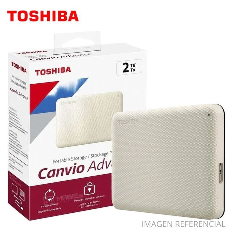 Disco Duro Externo 2TB Canvio Advance Blanco