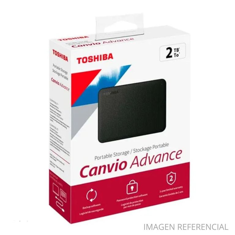 Disco Duro Externo 2TB Canvio Advance Negro