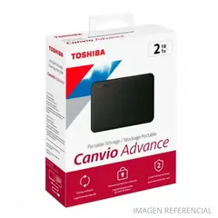 Toshiba - Disco Duro Externo 2TB Canvio Advance Negro