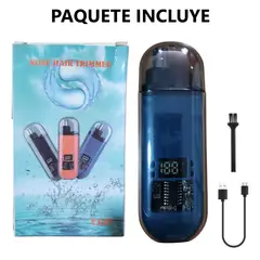 GENERICO - Recortador eléctrico portátil para nariz y cabello AZUL