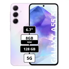 SAMSUNG - Celular Galaxy A55 128GB 8GB RAM 6.7"  - PURPURA