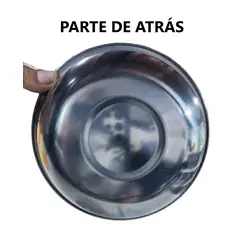 GENERICO - Pack x6 Tazones de Metal Pesados 72g - 16CM PEQUEÑO