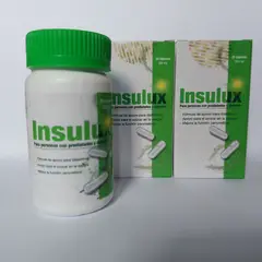 GENERICO - INSULUX SUPLEMENTO ALIMENTICIO PARA PERSONAS CON PREDIABETES Y DIABETES pack 2