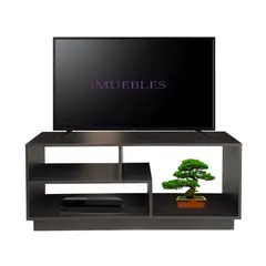 TEMEL - Mueble Rack TV 140 Centro Entretenimiento Wengue