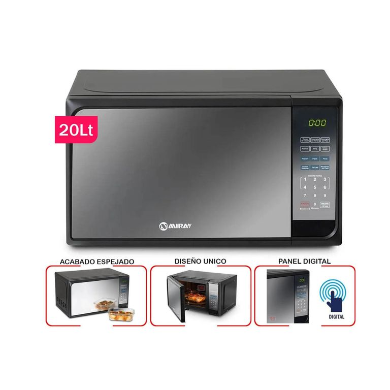 Horno Microondas HMM-20N 20 L - NEGRO