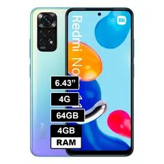 XIAOMI - Redmi Note 11 64GB 4GB Azul Claro