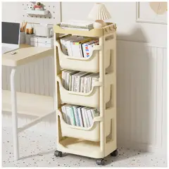 KELLER - Organizador con Ruedas de 5 Niveles para Oficina JX2