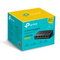 TP LINK - Switch Tp-Link LS1005G 5 Puertos Gigabit Litewave Plastico