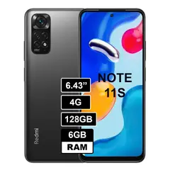 XIAOMI - Redmi Note 11S 128GB 6GB Negro