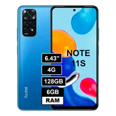 XIAOMI - Redmi Note 11S 128GB 6GB Azul