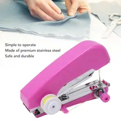 GENERICO - Mini Máquina de Coser Manual Portátil Para Manualidades Bricolaje y Reparaciones en Casa