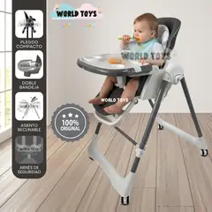 BABY - Silla de Comer Columpio 2 en 1 «KING» Edición Limitada Black