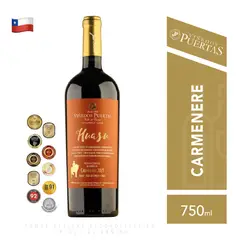VIÑEDOS PUERTAS - Vino Huasu Carmenere 2019