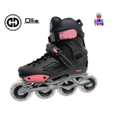 OLLIE - PATINES EN LINEA SEMIPROFESIONAL TALLA 3839 ROSA