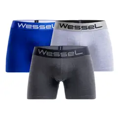 WESSEL - Boxer Pack Basic-II x3 Hombre