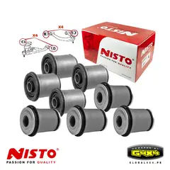 POWERED BY G4X4 GLOBAL 4 X 4 PE - Jgo Bocinas Nisto Trapecios Delanteros para Prado 120 2002-2009